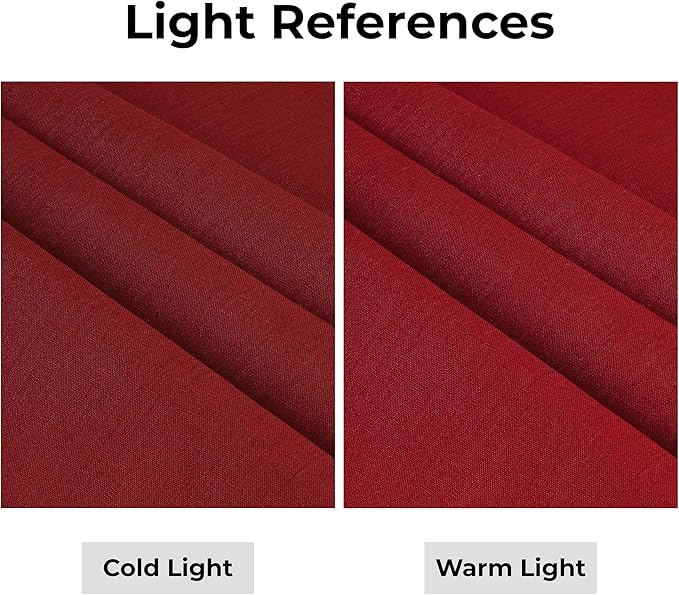 D'Moksha Homes Linen Red Table Runner 132 Inches Long - 100% Pure Linen Extra Long Table Runner 14 x 132 Inch for Valentines, Spring - Machine Washable