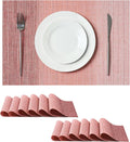 Leetaltree Gradient Pink Woven Placemats Set of 12 by Leetaltree-ArtatEveryTable