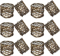 ITOS365 Handmade Round Mesh Napkin Rings Holder by ITOS365