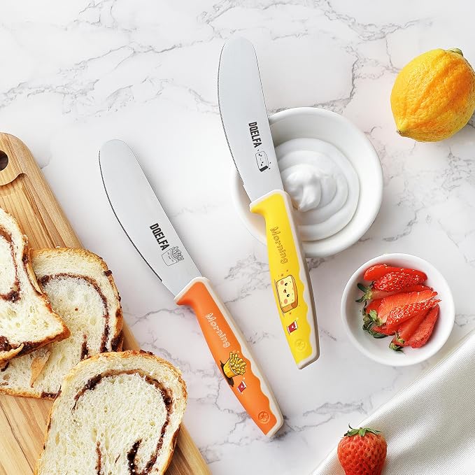 2PCS Butter Spreader Knives, Round Tip and Wide Blade - Image 6