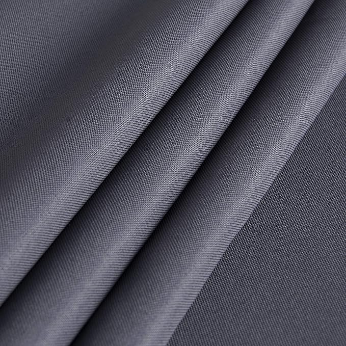 sancua Rectangle Tablecloth - 90 x 156 Inch - Water Resistant Spill Proof Washable Polyester Table Cloth, Decorative Fabric Table Cover for Dining Tables, Buffet Parties and Camping, Grey