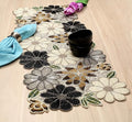 Lightnpro Floral Handmade Decorative Thanksgiving Christmas Beaded Table Runner by Lightnpro