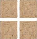 The Home Talk Jute Cotton Hand Woven Table Runner/Placemats by TheHomeTalk