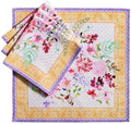 Maison d' Hermine Napkin 100% Combed Cotton Premium Cloth Napkin Decorative Washable Napkins Set of 4 for Home, Kitchen, Dining, Cocktail Parties & Camping - Summer Joy (20”X20”)