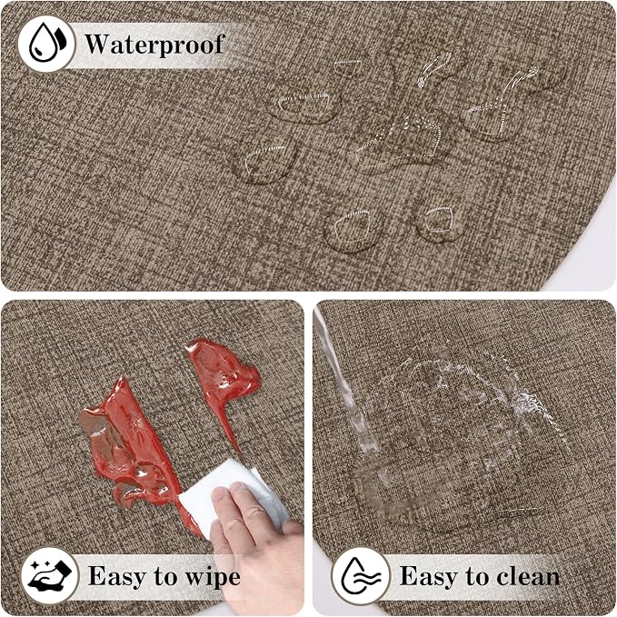 Faux Leather Placemats Set of 4 - Image 5