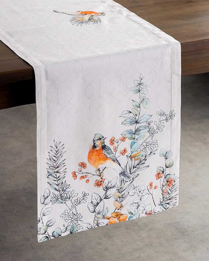 Maison d' Hermine Table Runner 100% Cotton 14.50" x 90" | Table Runners 90 - Image 5