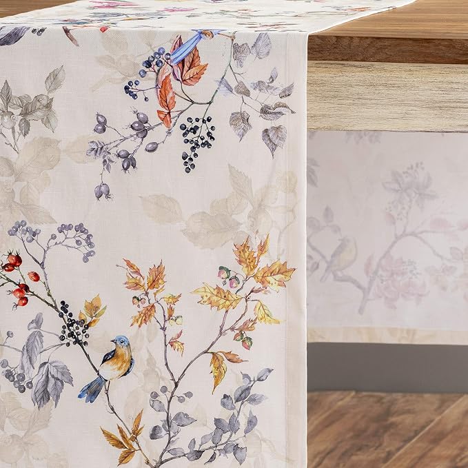 Maison d' Hermine Table Runner 100% Cotton 14.50" x 48" | Table Runners 48 - Image 6