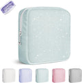 Period Bag for Teen Girls, Canvas Sanitary Napkin Storage Bag by PlaytotheExtreme