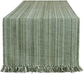 DII Variegated Tabletop Collection, Table Runner, Artichoke Green by DII