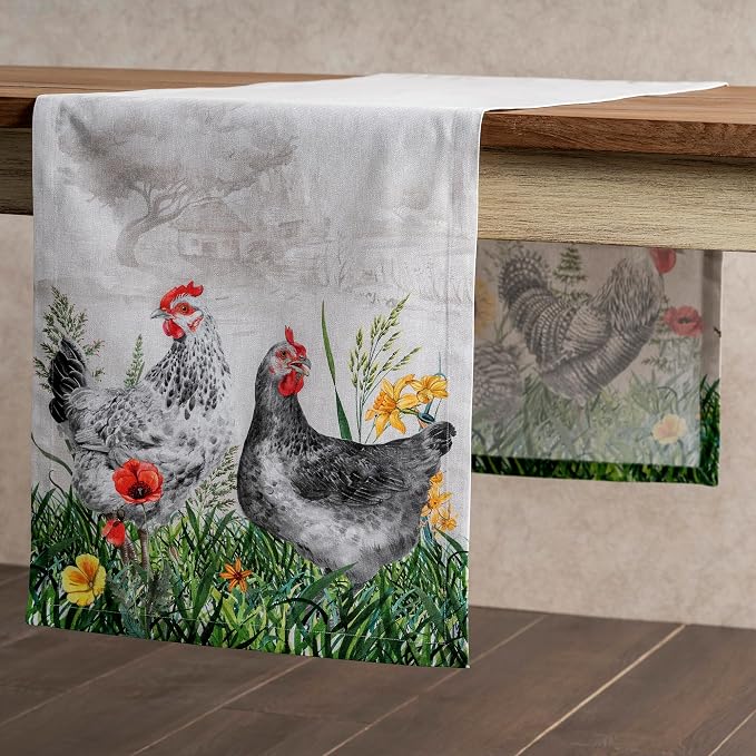 Maison d' Hermine Table Runner 100% Cotton 14.50" x 108" | Table Runners 108 - Image 8