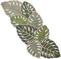 Handmade Beaded Table Runner, 13x36 | Glass beads and polyester backing by CLEENTABLE
