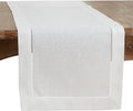 SARO LIFESTYLE Hemstitched Border Table Runner by SaroLifestyle