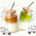 2 Packs Ribbed Glass Tumbler by Unknown