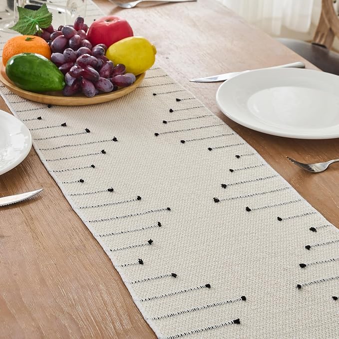 Table Runner 72 Inches Long, Boho Style - Image 6