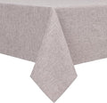 Hiasan Faux Linen Square Tablecloth - Wrinkle and Stain Resistant Washable Table Cloth for Kitchen Dining Room Holiday Table Cover for Party Dinner, Stone, 60 x 60 Inch