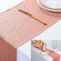 ShiDianYi 12''x72'' Blush Pink Sequin Table Runner by ShiDianYi