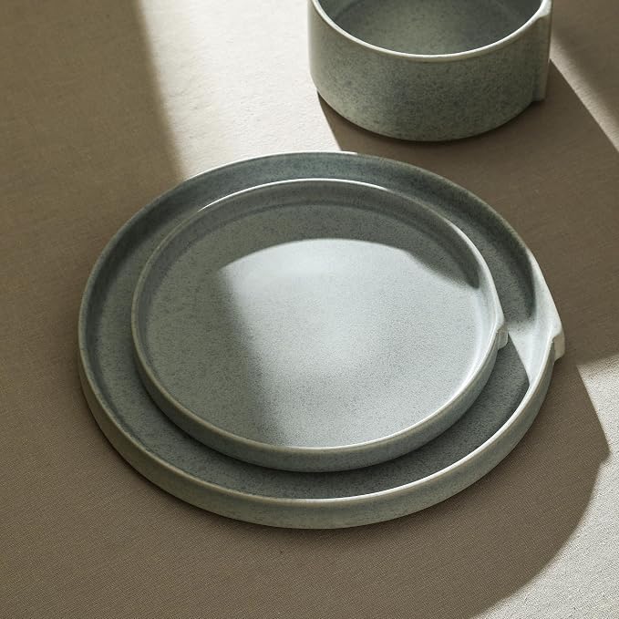 Stone Lain Bao 4-Piece Dinner Plate Set Stoneware - Image 3