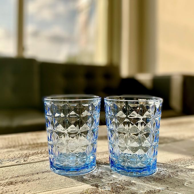 KLIFA- CUPID- 16 ounce, Acrylic Drinking Glasses Tumblers, Stackable Plastic - Image 5