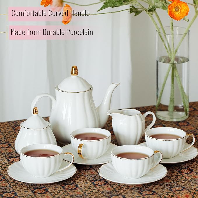 BTaT- Classic tea set, Tea Cups, Tea Pot - Image 5