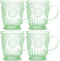 Green Glass Coffee Cups by Yungala