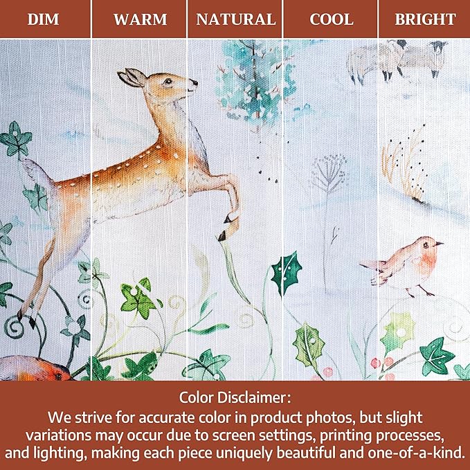 Maison d' Hermine Table Cloth Rectangle Table 100% Cotton 70 x 90 Inches Fall Tablecloth Reusable Everyday Use for Thanksgiving Christmas Decorations Dining Farmhouse Party (Snowy World)
