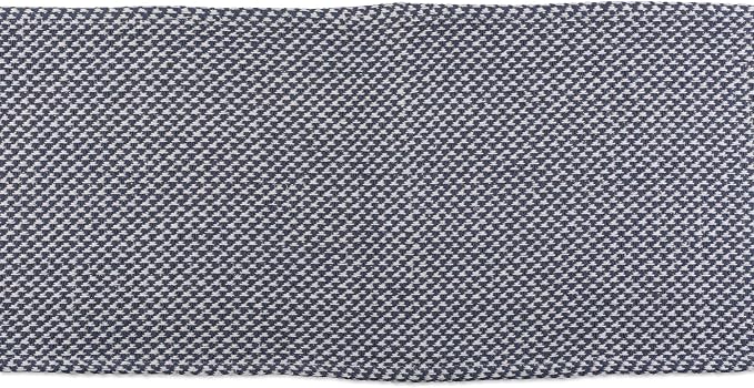 DII Woven Basics Collection 100% Cotton Knit Table Runner, French Blue - Image 3