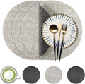 Fyvva Placemats Set of 4, Stain & Scratch Resistant, by Fyvva
