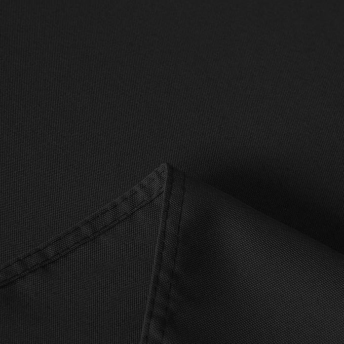 sancua Rectangle Tablecloth - 54 x 108 Inch - Stain and Wrinkle Resistant Washable Polyester Table Cloth, Decorative Fabric Table Cover for Dining Tables, Buffet Parties and Camping, Black