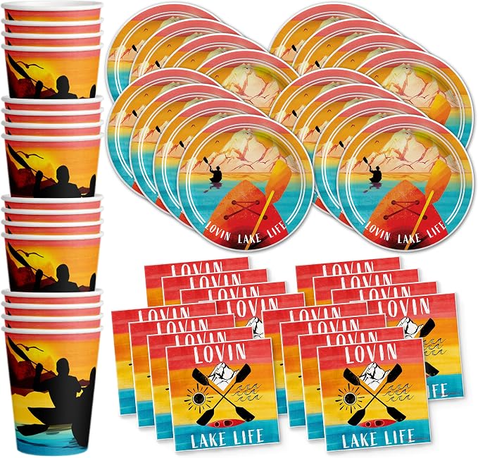 Lake Life Birthday Party Supplies by BirthdayGalore