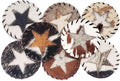 Natural Cowhide Coaster by LuxuryCowhides