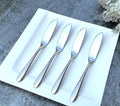 4 Pieces Set Butter knife, Pate Knife Cheese Spreader, Strong Heavy, Food by Pretihome