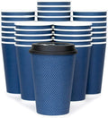 Disposable Coffee Cups With Lids - 12 oz Togo Coffee Cup With Lid. To go Travel by Glowcoast
