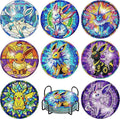nekpiahu 8Pcs Diamond Painting Coasters by nekpiahu
