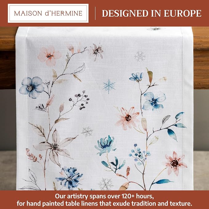 Maison d' Hermine Table Runner 100% Cotton 14.50" x 48" | Table Runners 48 - Image 2