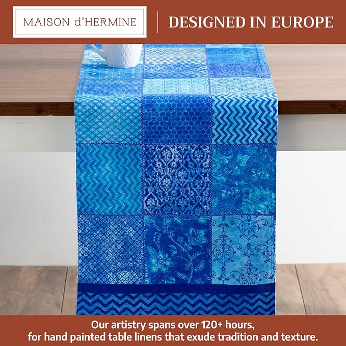 Maison d' Hermine Table Runner 100% Cotton 14.50" x 72" | Table Runners 72 - Image 2