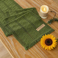 Keketoarrange Boho Macrame Table Runner 12x60 Inch | Woven Burlap Rustic Runner by KEKETOARRANGE