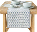 Over&Back 18x90 Hand-Blocked Printed Cotton Table Runner by overback