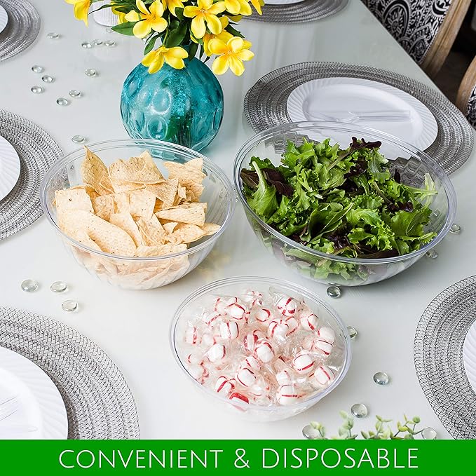 PLASTICPRO Disposable Combo Set of Salad Bowl - Image 7