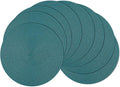 SHACOS Round Placemats Set of 8 Woven Braided Table Placemats 15 inch Circle by SHACOS
