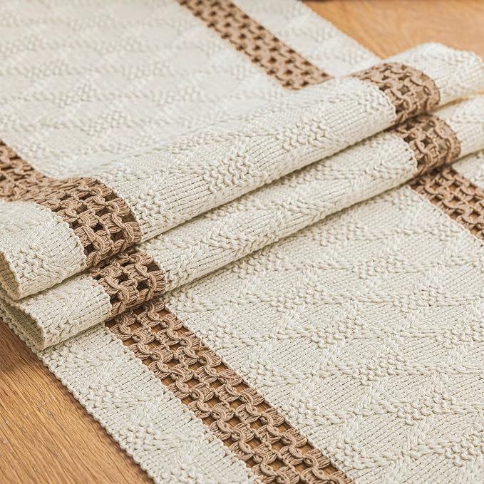 Cotton Farmhouse Table Runner - Image 7