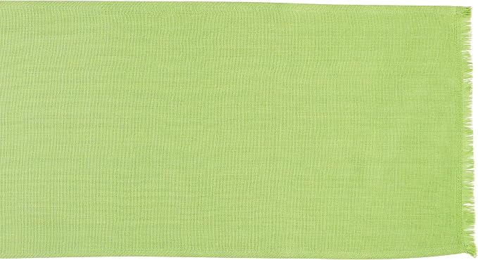 DII Everyday Collection, Fringed Solid Tabletop, Table Runner - Image 2