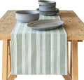 Over&Back 18x108 Woven Striped Table Runner by overback