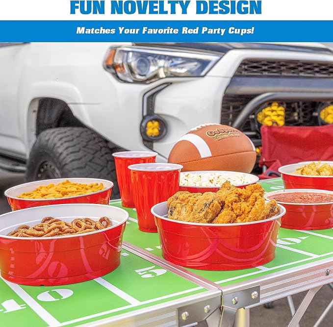 GoBig Red Party Cup Bowls - Image 3