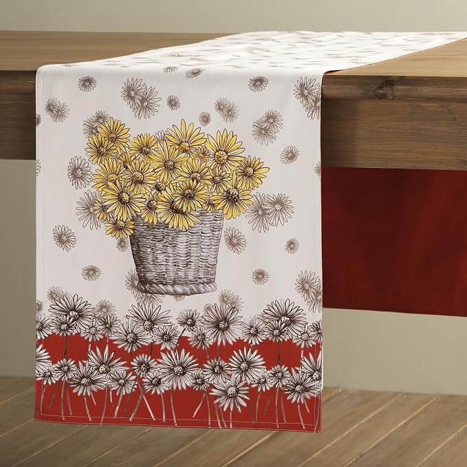 Maison d' Hermine Table Runner 100% Cotton 14.50" x 60" | Table Runners 60 - Image 7