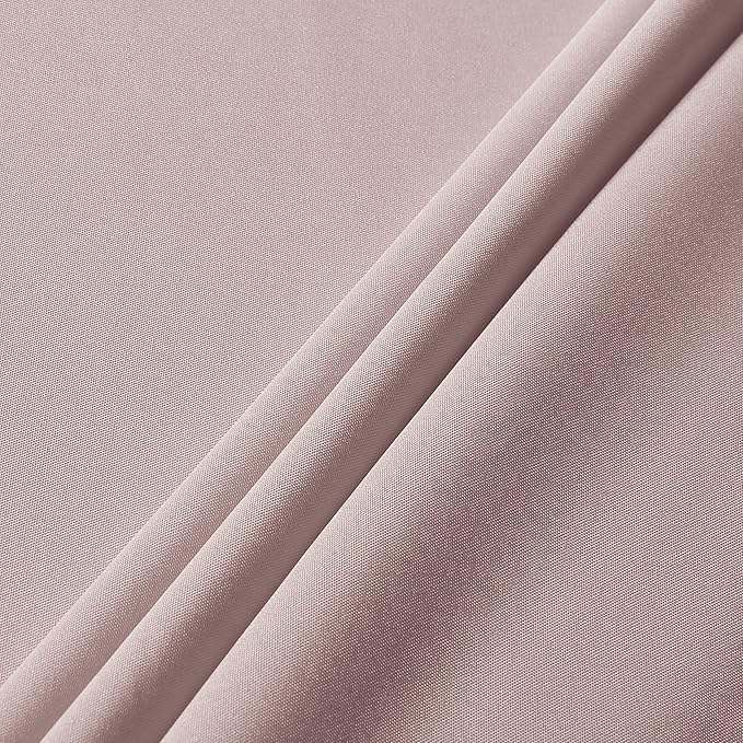 sancua Rectangle Tablecloth - 70 x 108 Inch - Stain and Wrinkle Resistant Washable Polyester Table Cloth, Decorative Fabric Table Cover for Dining Tables, Buffet Parties and Camping, Blush