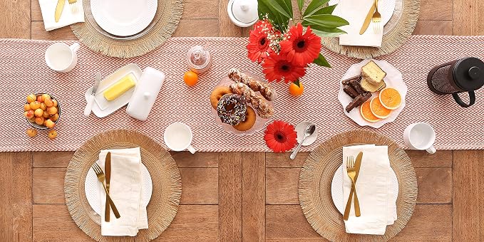 DII Woven Basic Tabletop Collection, Chevron Table Runner - Image 5