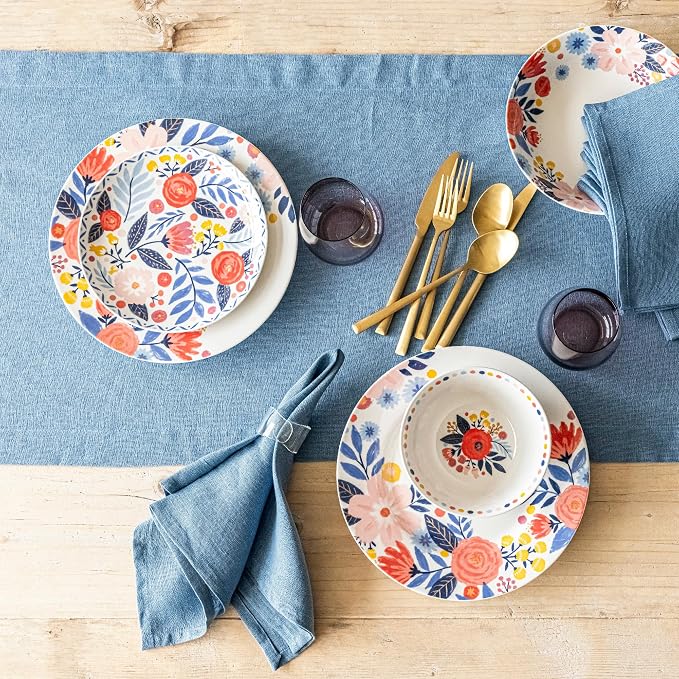 Over&Back 18x90 Washed 100% Linen Table Runner - Image 9