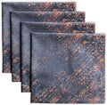 Maison d' Hermine Cloth Napkins Set of 4 100% Cotton for Thanksgiving Christmas Decorations Everyday Reusable Square Fall Napkins Cloth Washable Dinner Party (Imperfection, 20"x20")