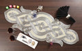 Lightnpro Beaded Table Runner Elegant Infinity Design by Lightnpro
