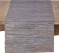 Saro Lifestyle Melaya Collection Shimmering Woven Nubby Table Runner by SaroLifestyle
